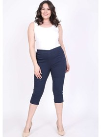 Resim Myline Beli Lastikli Kapri Pantolon (532245934) 