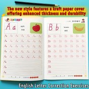 Resim ABC Yazı Pratik Çalışma Kitabı Standart Yazı Düzeltme İçin. 26 Harf İngilizce Takip Defteri, Cadılar Bayramı Noel Hediyesi, En İyi Noel İçin 