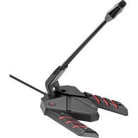 Resim Vertux Streamer-3 Siyah - Oyuncu Mikrofonu Hassas Hd Kayıt Titreşim Önleyici Dayanıklı 