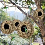 Resim 2 adet/3 adet/4 adet El Yapımı Güvercin Yuva Evi - Açık Hava Bahçesi ve Bahçe için Mükemmel, Rahat Yuva için Top Şekilli Tasarım 