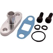 Resim 3/4 "garrett T3 T4 T04B T04E Için Alüminyum Turbo Yağ Turbo Yağı Flanşı(Yurt Dışından) 