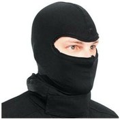 Resim Motosiklet Termal Balaklava Terleme Yapmaz Esnek Kumaş Motor Balaklava Siyah 