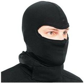 Resim Motosiklet Termal Balaklava Terleme Yapmaz Esnek Kumaş Motor Balaklava Siyah 
