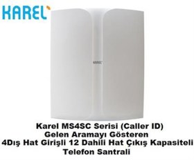 Resim Karel MS48C 4-12 Caller ID Telefon Santral Cihazı 