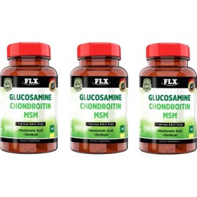 Resim Glucosamine Chondroitin Msm Hyaluronic Acid Zerdeçal 60 Tablet X 3 Kuru 