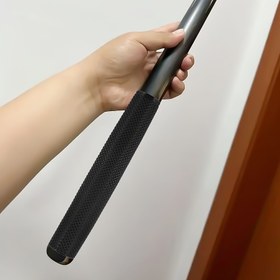 Resim 1 adet Siyah Silikon Billiard Masa Küreği Kavrama Kılıfı - Dokuma Olmayan, Çekme Tasarımı, Dayanıklı ve Rahat, Kontrolü Artırmak İçin - Standart Kürek Çubuklarına Uygun, Billiard Aksesuarı, Şık Dokuma 