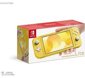 Resim Nintendo Switch Lite Sarı Renk Sıfır Kapalı Kutu 