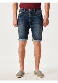 Resim Ltb Lance Slim Jean Bermuda 010096048114499 51858 Koyu Mavı Koyu Mavi 