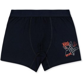 Resim BAYKAR Erkek Çocuk Pamuklu Baskılı Rahat Kesim Likralı Boxer 3'lü Paket 3904 Renkli 