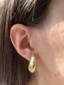 Resim Gold Damla Küpe 