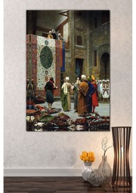 Resim Jean Leon Gerome Halı Tüccarı Kanvas Tablo 20 x 30 