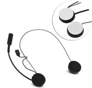 Resim Mugast Bluetooth kask kulaklık, Bluetooth 4.0 + EDR teknolojisi, kablosuz kulaklık, hoparlör, müzik, motosiklet kaskı, kulaklık, cep telefonu için 