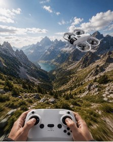 Resim Çocuk Ve Yetişkin Kullanımına Uygun Kameralı Akıllı Drone Diğer 