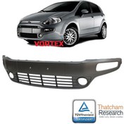 Resim Fiat Punto Evo Ön Tampon Panjuru Gümüş Gri 2010 Sonrası Uyumlu 