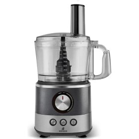 Resim Empressco Inox Essential 1000W Mutfak Robotu, Şık Bordo Renk Seçeneğiyle Mutfağınıza Kolaylık Sağlar 