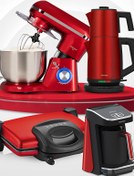 Resim RedStyle 17 Parça Avantajlı Elektronik Evlilik Paketi Elektrikli Mutfak Çeyiz Seti Gold Master