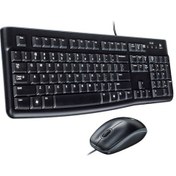 Resim LOGITECH MK120 USB Q Trk Siyah Multimedya Kl vye - Mouse Set 920 