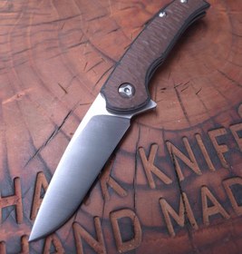 Resim HAWK-1s N690 LİNERLOCK ÇAKI (CHOCOLATE) 