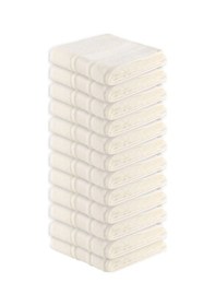 Resim Özdilek Colourist 50x90 Cm El-yüz Havlusu 12'li Krem Çok Renkli 