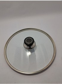 Resim Cam Kapak 24 Cm Ve Kırmızı Elma Şekeri Kulp 