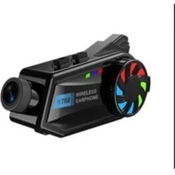 Junglee Bt68 Kameralı Intercom Motosiklet Bluetooth Kask Kulaklık Ses ...