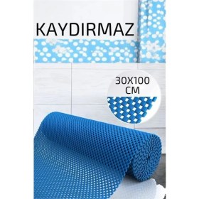 Resim MiraLive Kaydırmaz Rulo Mat Halı Çekmece Sofra Dolap Kaydırmazı 30X100CM 