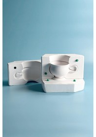 Resim İngiliz Çay Fincanı - Alçı Kalıp 