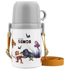 Resim Dinos Bardaklı Termo Matara 