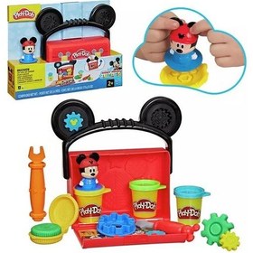 Resim Play Doh Mickey Mouse On The Go Garage Oyun Hamuru Seti G3109 Çok Renkli 
