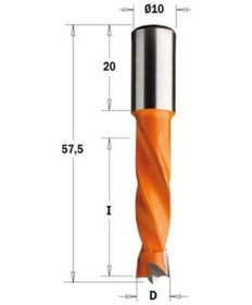 Resim 10x30x57,5 S:10x20 Sol Dübel Y.delik Matkap Ucu 