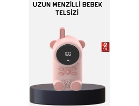 Resim Zero Land Drnds Bebek Telsizi LCD Ekran Vox Iki Yönlü Iletişim USB Şarj Hafif 