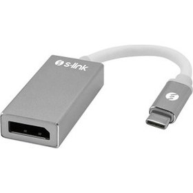Resim S-Link SL-USB-C74 USB 3.1 Type-C To Display Port Çevirici 