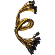 Resim Lovıver 12X Splitter Grafik Kartı Konnektör Kablosu Pcı-E 6pın - 6 + 2pın (Yurt Dışından) 