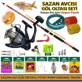 Resim AvKamp Sazan Avcısı Olta seti 5000 