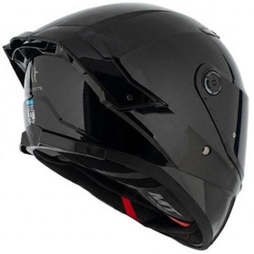 Resim MT Helmets Thunder 4 Gloss Black Kask ŞEFFAF VİZÖRLÜ 
