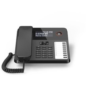 Resim Desk 600 Ekranlı Masaüstü Kablolu Telefon Siyah 
