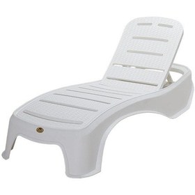 Resim Luna Titan Şezlong Beyaz 