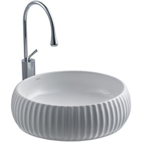 Resim LENA E-4161 Tezgah Üstü Porselen Lavabo 