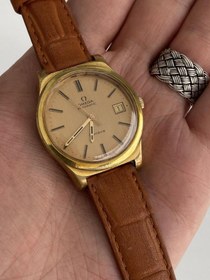 Resim Omega Geneve 36mm Deri Kordon Erkek Kol Saati 166 017.3 2.El 