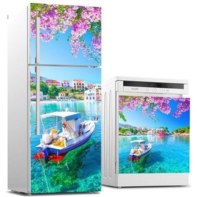 Resim Buzdolabı ve Bulaşık Makinası Beyaz Eşya Sticker Kaplama Assos Yu 