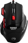 Resim Everest SGM-X7 Usb Siyah Kablolu Gaming Mouse + Mouse Pad 