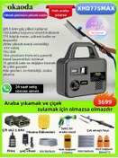 Resim AboutThePerfect Lityum Pil ile Yüksek Su Basınçlı Temizleme Makinesi ve Su Pompası 