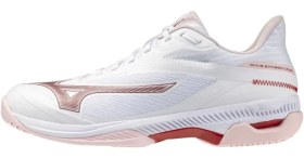 Resim Mizuno Wave Exceed Court AC Kadın Tenis Ayakkabısı Beyaz / Kırmızı 