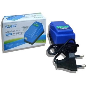 Resim Sobo Ayarlanabilir Tek Çıkışlı Akvaryum Hava Motoru 3w 3.5lt/dak Ap-300 