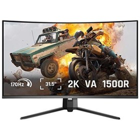 Resim Koorui 31.5" G3221SC 170Hz 1ms VA QHD Curved Gaming Monitör 