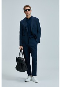 Resim Lufian Asel Spor Erkek Blazer Ceket Slim Fit Lacivert Lacivert 111140170100200 Lacivert 