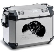 Resim Ayı Desenli Motosiklet Çanta Sticker Etiket Modeli - 2 