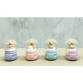 Resim Kapibara Tasarımlı Işıklı Kar Küresi Alk5022 