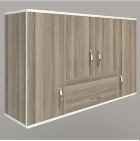 Resim Kenzlife hazır mutfak acus32 crd 060*150*32 mutfak banyo dolabı kapaklı raflı 