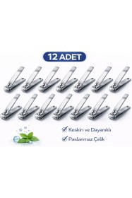 Resim Ima Büyük Boy Tırnak Makası Profesyonel Nail Clipper 12 Adet 